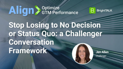 Stop Losing to No Decision or Status Quo: a Challenger Conversation Framework