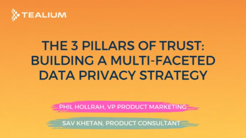 The 3 Pillars of Trust: Building a Multi-Faceted Data Privacy Strategy