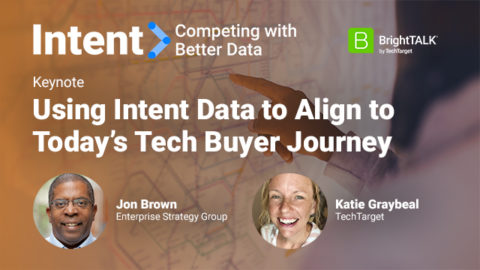 Using Intent Data to Align to Today’s Tech Buyer Journey