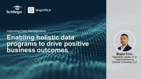 Enabling holistic data programs to drive positive business outcomes