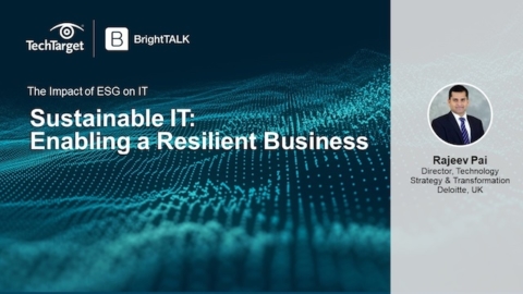 Sustainable IT: Enabling a resilient business